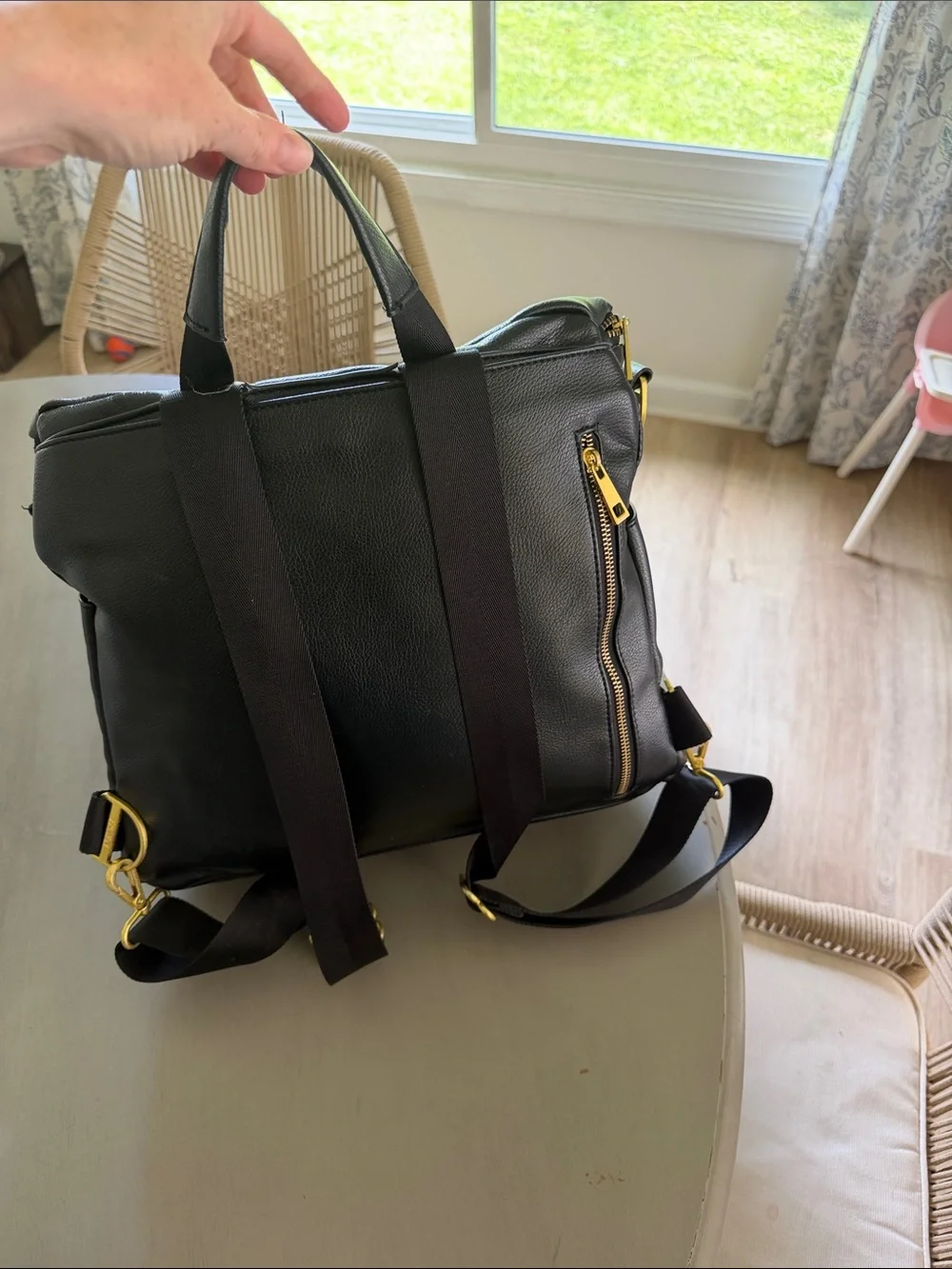 Fawn Design Black Original Diaper Bag